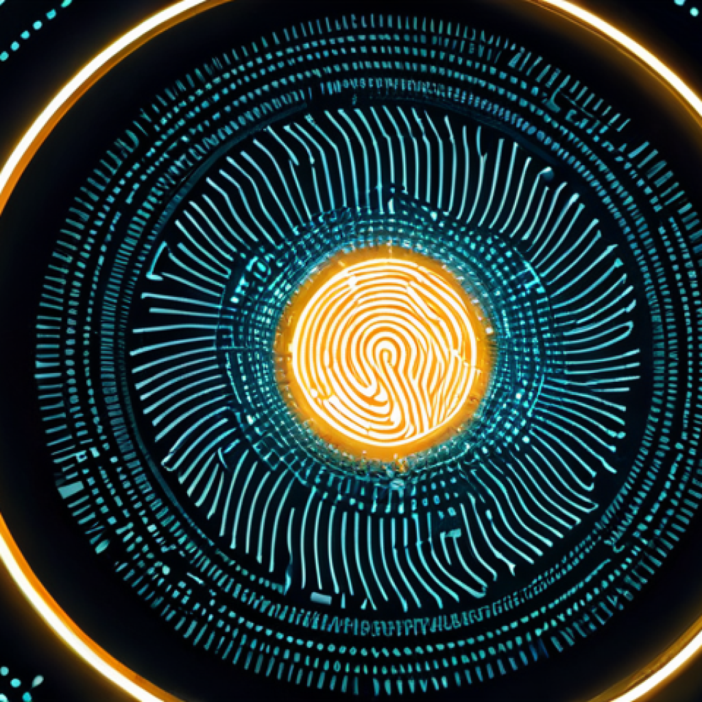 An intricate abstract digital fingerprint, symbolizing the hash function process. Glowing data streams flow into a central, stylized cryptographic mechanism, which then outputs a fixed-length, unique digital signature. The scene is set in a secure, cyber-futuristic environment with interconnected nodes and swirling light patterns, representing data integrity and one-way transformation. High-tech, professional concept art, intricate details, glowing effects, digital aesthetics, safe for work, appropriate content, family-friendly.