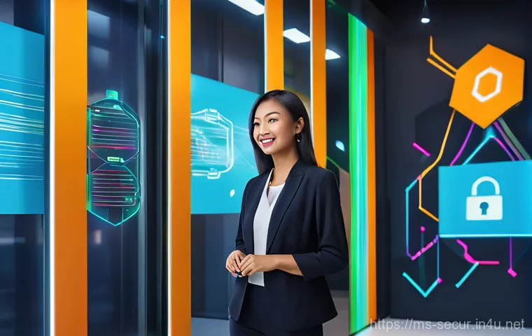 정보보안학 시스템 보안 - **Prompt 1: Cybersecurity Vigilance in Malaysia**
    A young Malaysian woman, dressed in a modest c...