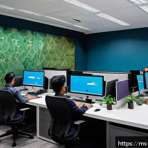 정보보안학 사고 대응 계획 수립 - A professional Malaysian cybersecurity incident response team in a modern office setting, actively c...